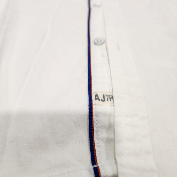 Alexander Julian Colours Men's Cotton Shirt Short Sleeve White Size L - Picture 3 of 14